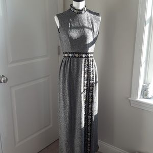 Vintage metallic gown ☄